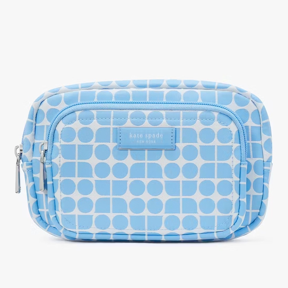 Kate Spade Noel Jacquard Belt Bag
Astral Blue 
NWT